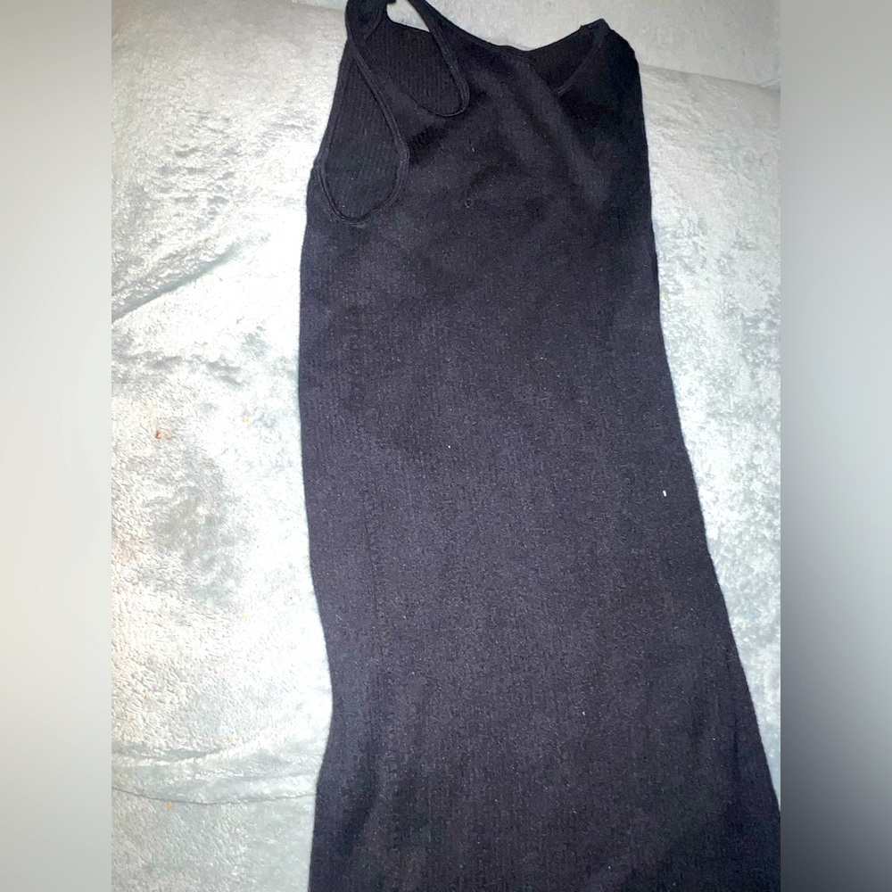 Black mini dress